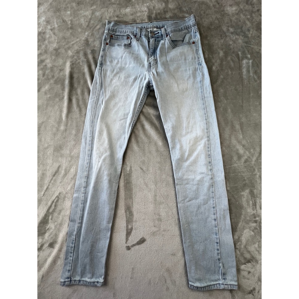 Levi's 510 Skinny Jeans Mens 31x32 Light Wash Blue Denim Pants